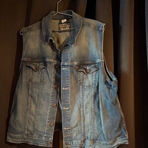 Levi's Classic Blue Denim Vest